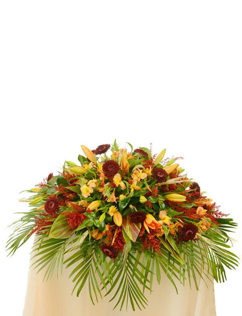 Picture of Hearts on Fire Casket Spray