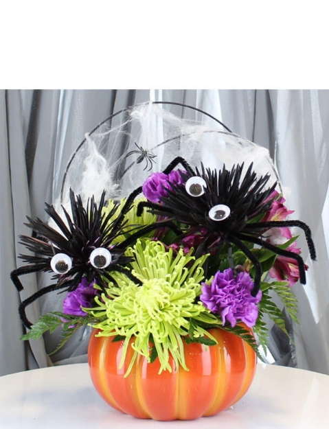 Picture of Spook-tacular Spider Arrangement for Kids Saturday October 26th @ 2:00 pm