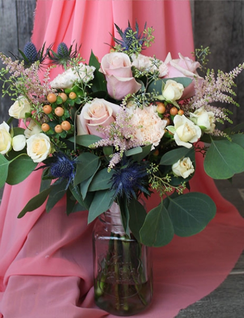 Peach Bouquet $95.00