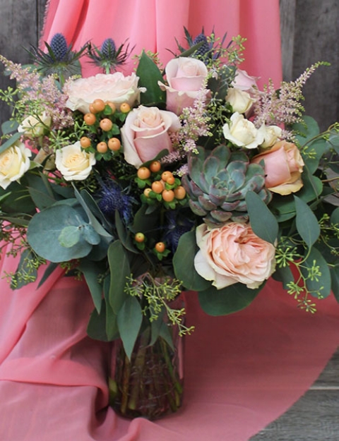 Peach Bouquet $145.00