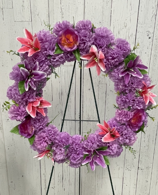 Picture of Lavender Fields Silk Wreath